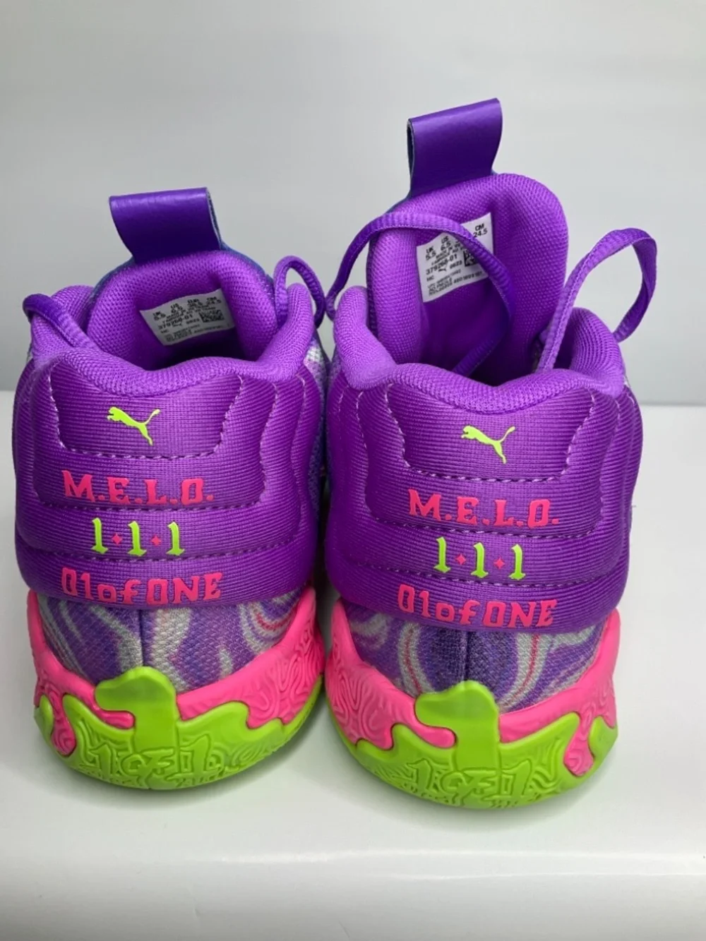 PUMA LAMelo Ball Mb.03 Toxic lace-up purple US size 5.5 Youth